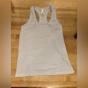 Athleta striped tank top, size large
